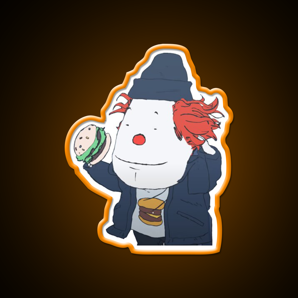 Content Steve Fast Food Led Neon Sign For Burger Place Rgb Color