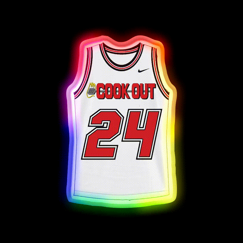 Cook Out Jersey Fast Food Led Neon Sign For Burger Place Rgb Color