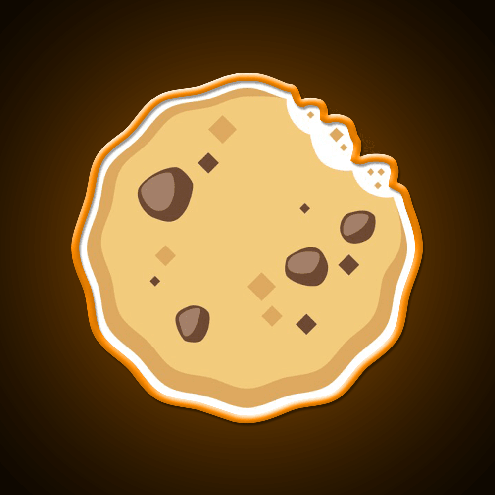 Cookie Emoji Snack Food Led Neon Sign Rgb Color - Shineneon