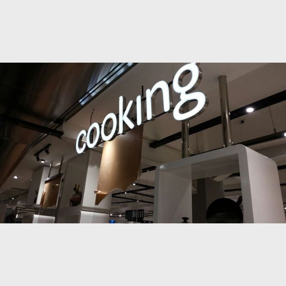 Cooking 3D Frontlit Channel Letters Led Light Sign - Shineneon