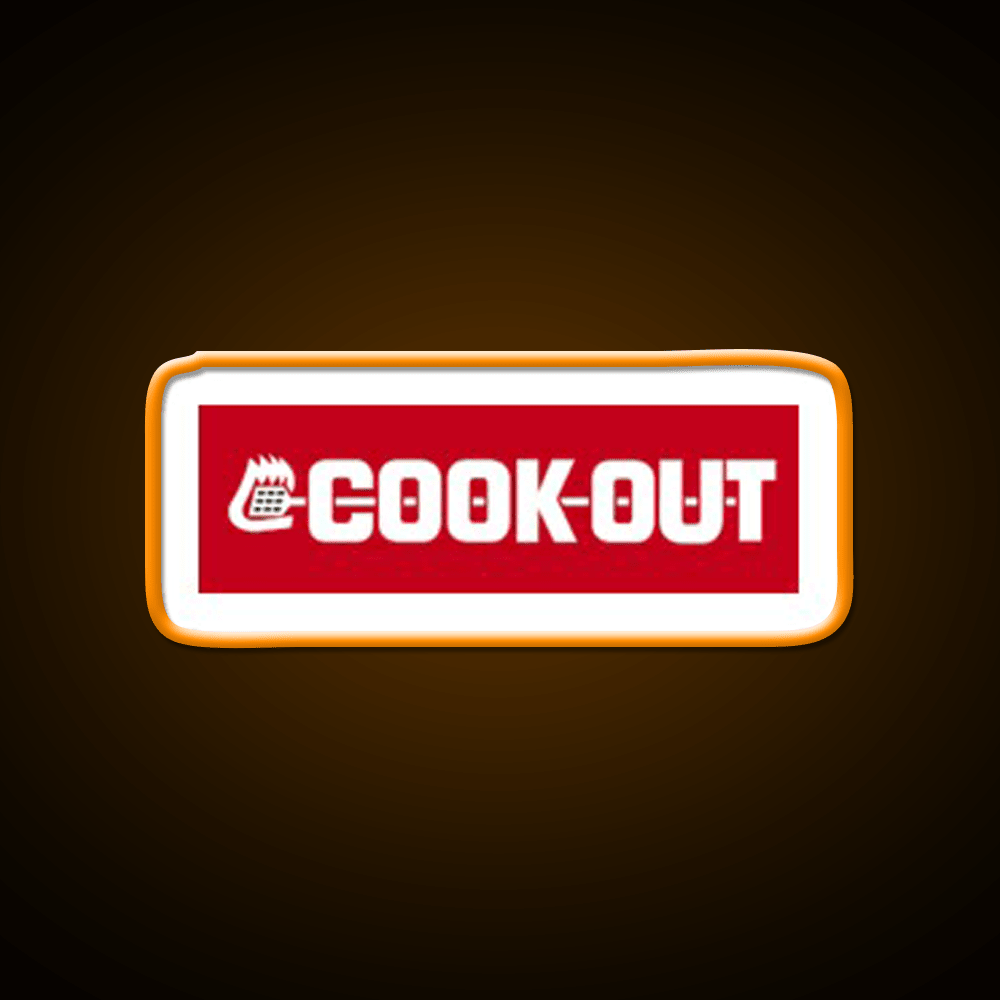 Cookout Fast Food Led Neon Sign For Burger Place Neon Sign Rgb Color - Shineneon
