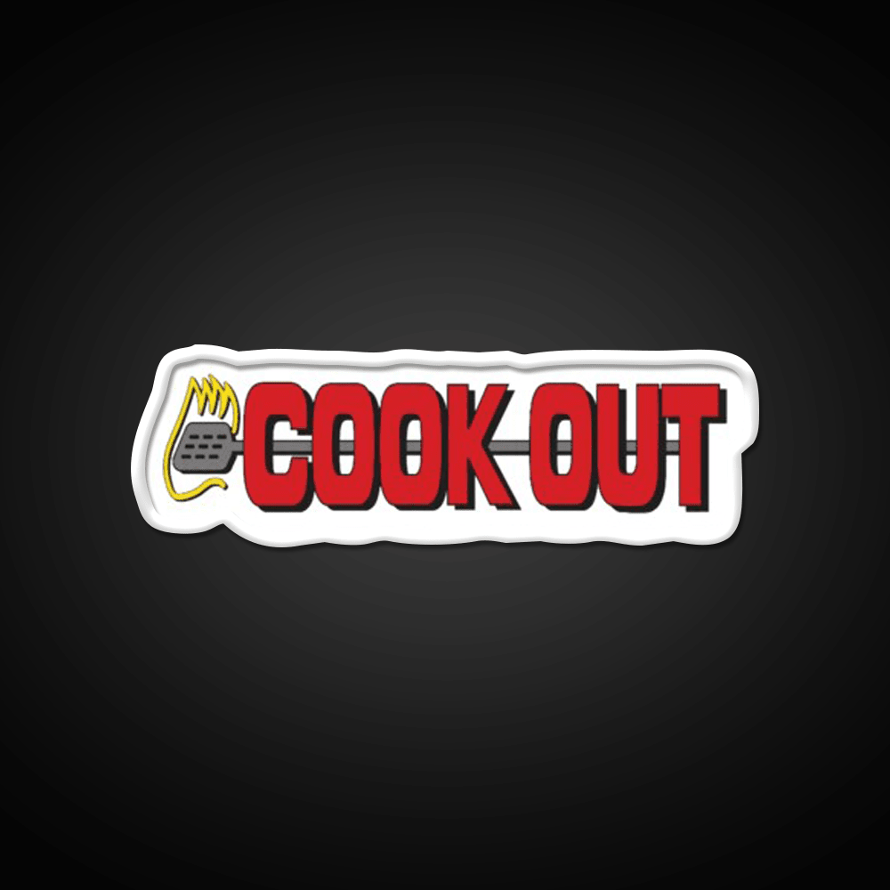 Cookout Fast Food Led Neon Sign For Burger Place Rgb Color - Shineneon