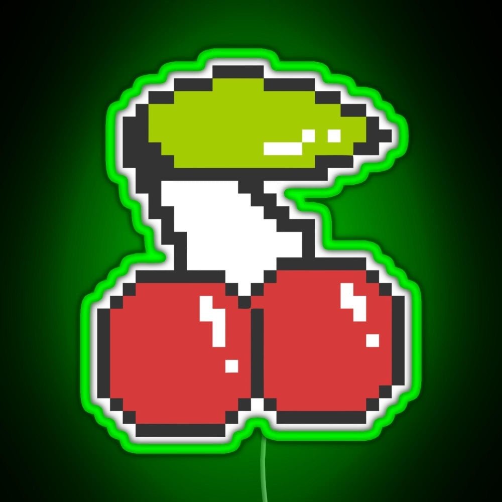 Cool 8 Bit Cherry Rgb Neon Sign - Shineneon