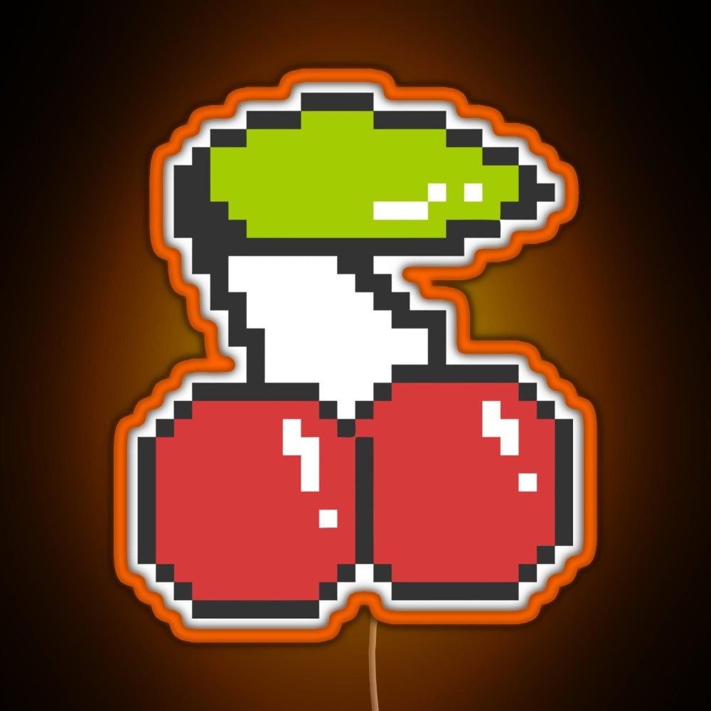Cool 8 Bit Cherry Rgb Neon Sign - Shineneon