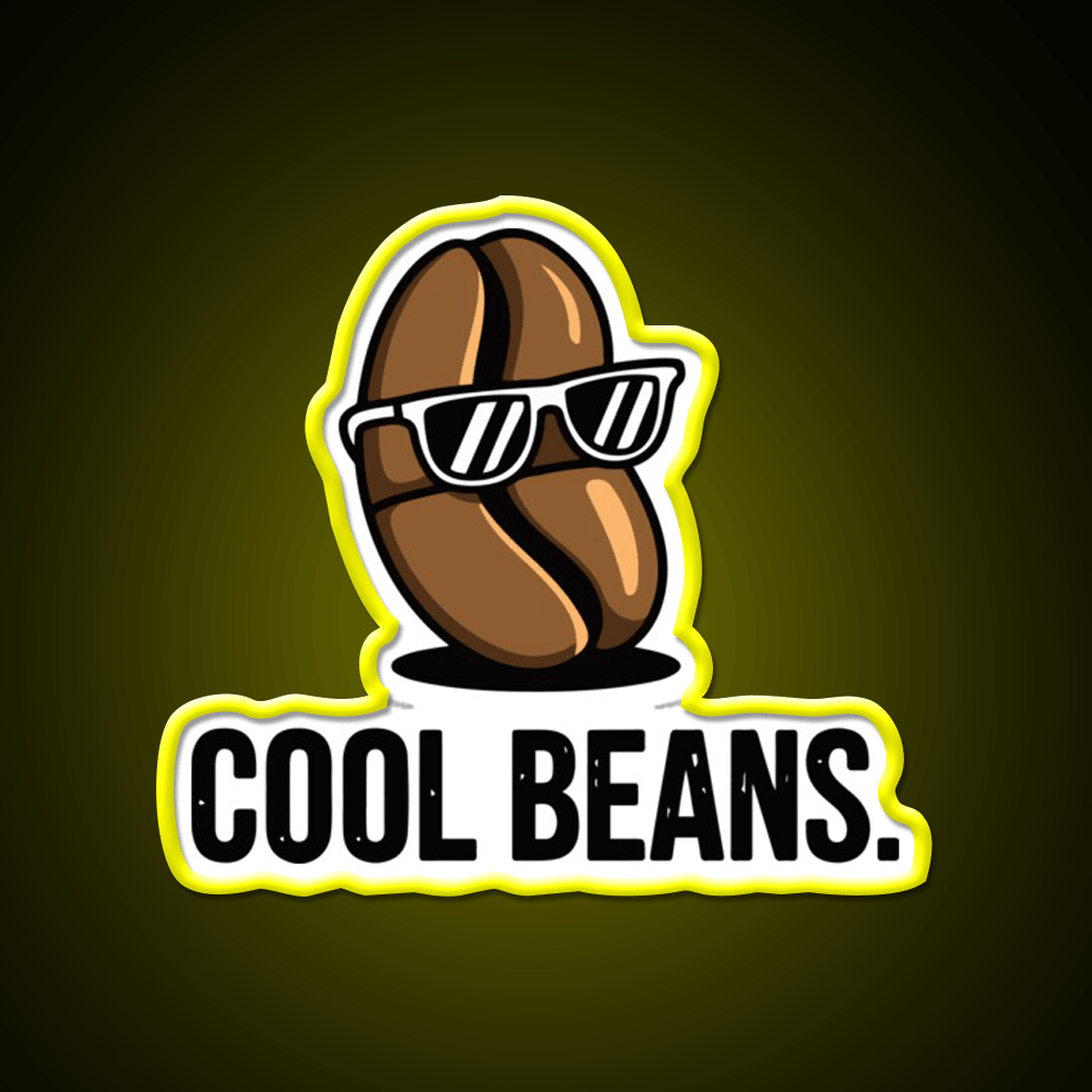 Cool Beans Cafe Led Neon Sign Espresso Bar Art Rgb Color - Shineneon
