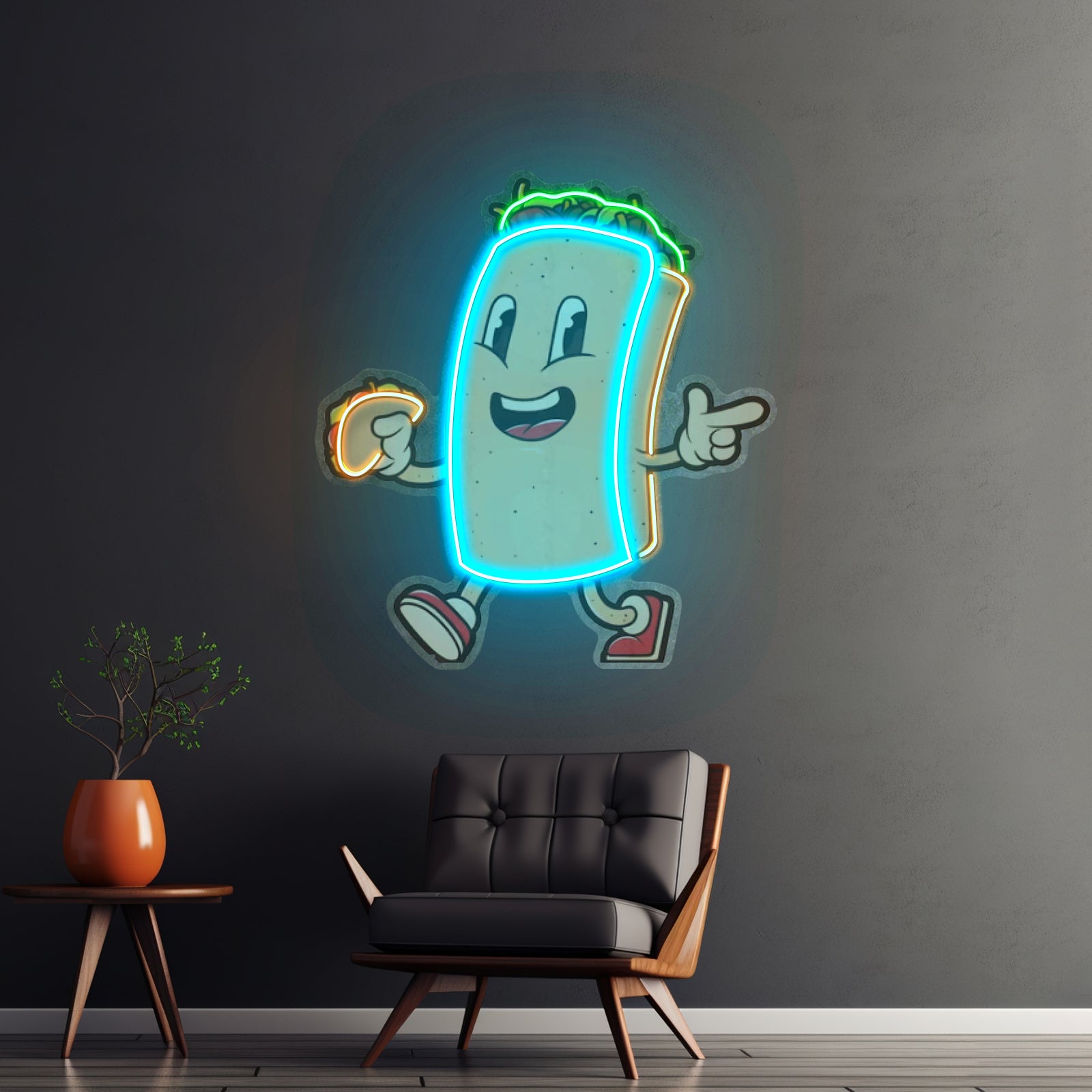 Cool Burrito Led Neon Sign Light Custom Led Signs