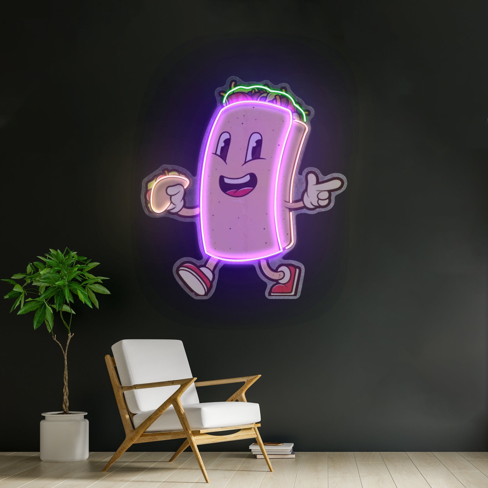 Cool Burrito Led Neon Sign Light Custom Led Signs