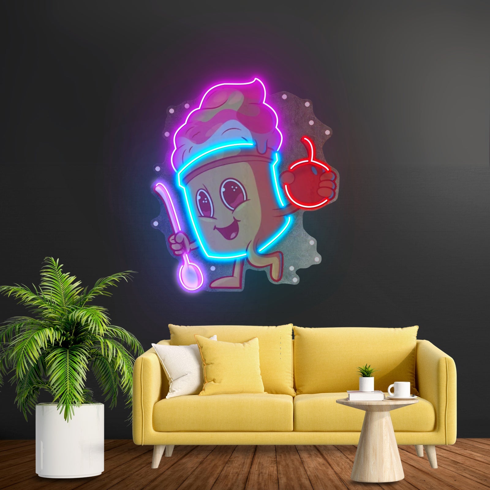 Cool Ice Cream Led Neon Sign Light Custom Led Signs - Shineneon