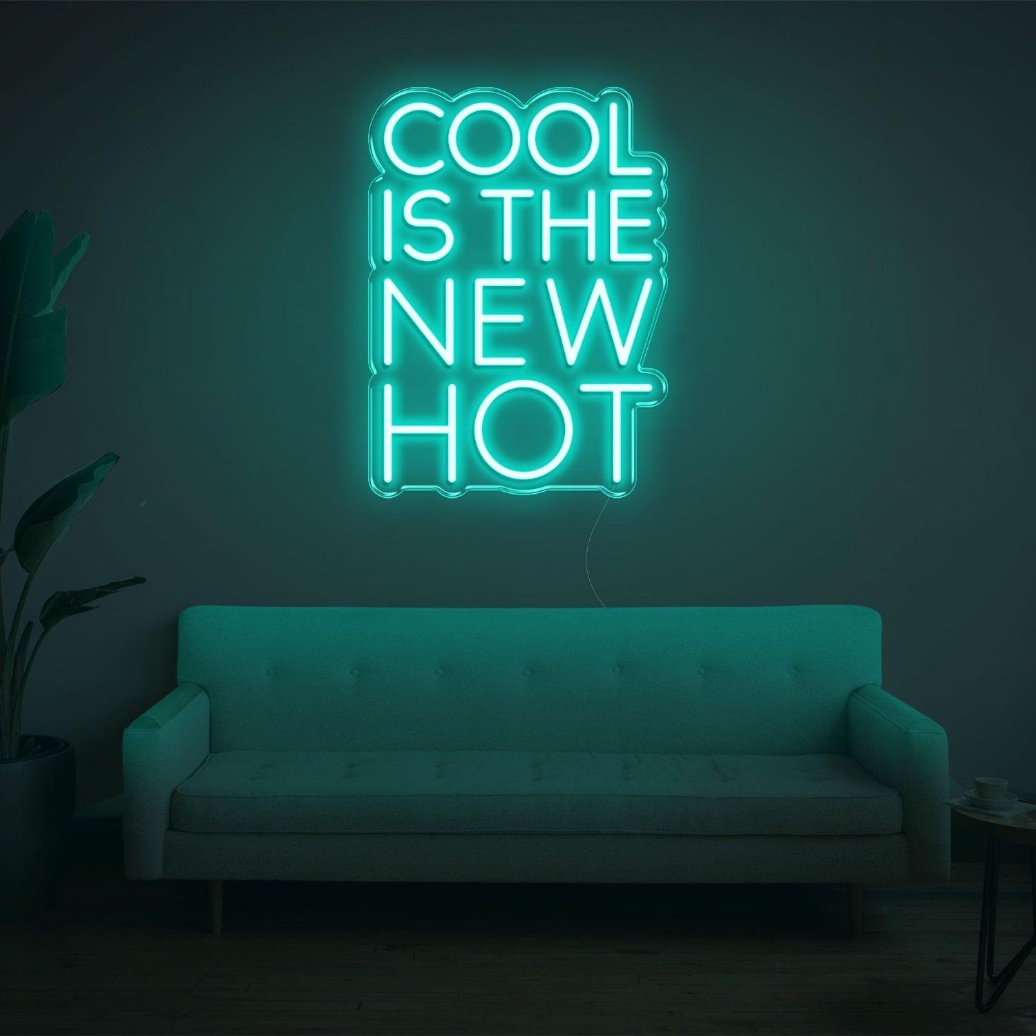 Cool Is The New Hot Red Led Neon Sign For Modern Indoor Decor | Shineneon