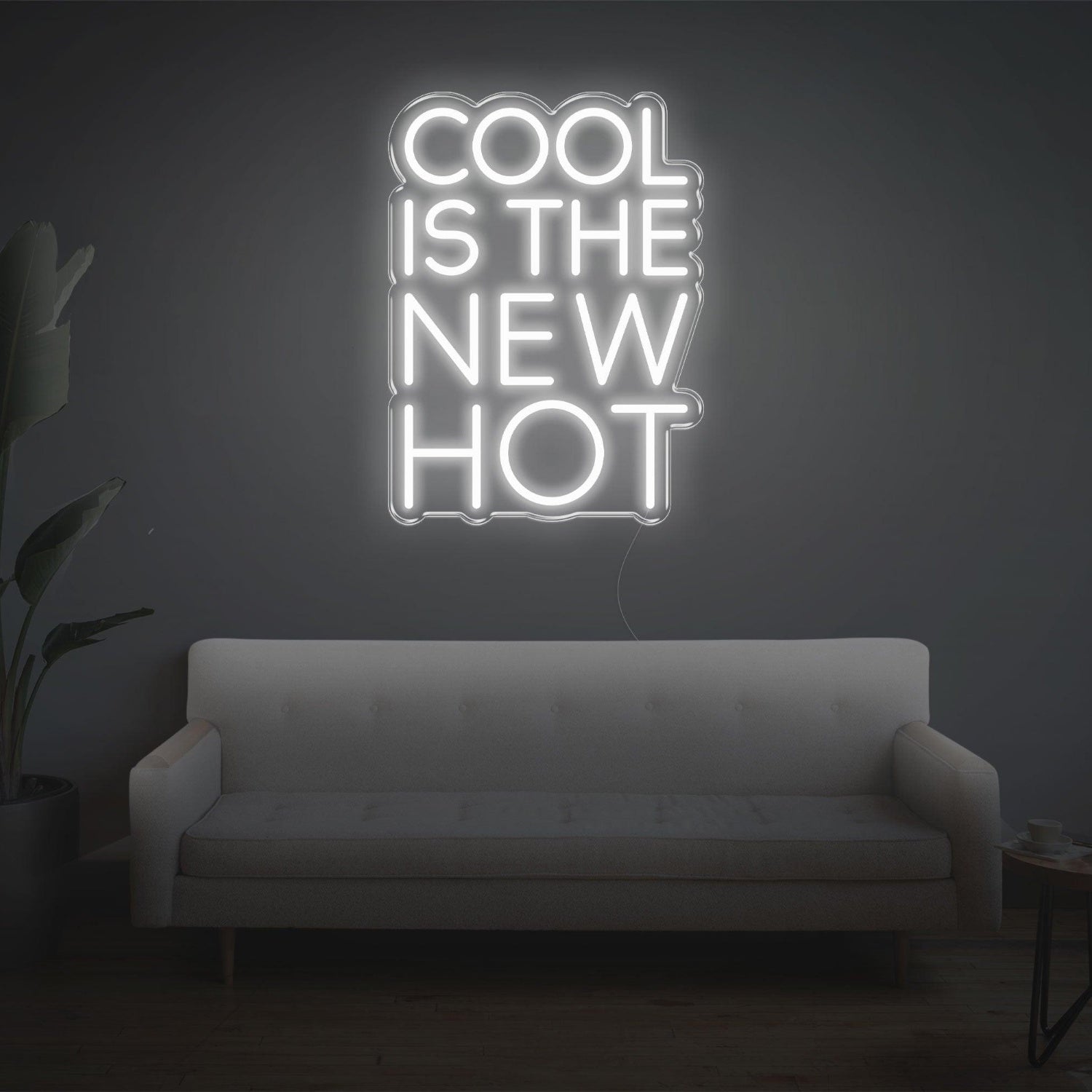 Cool Is The New Hot Red Led Neon Sign For Modern Indoor Decor | Shineneon