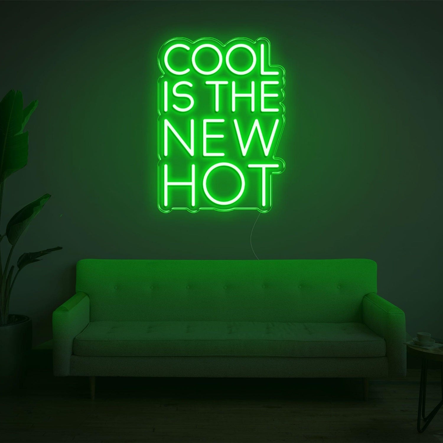Cool Is The New Hot Red Led Neon Sign For Modern Indoor Decor | Shineneon