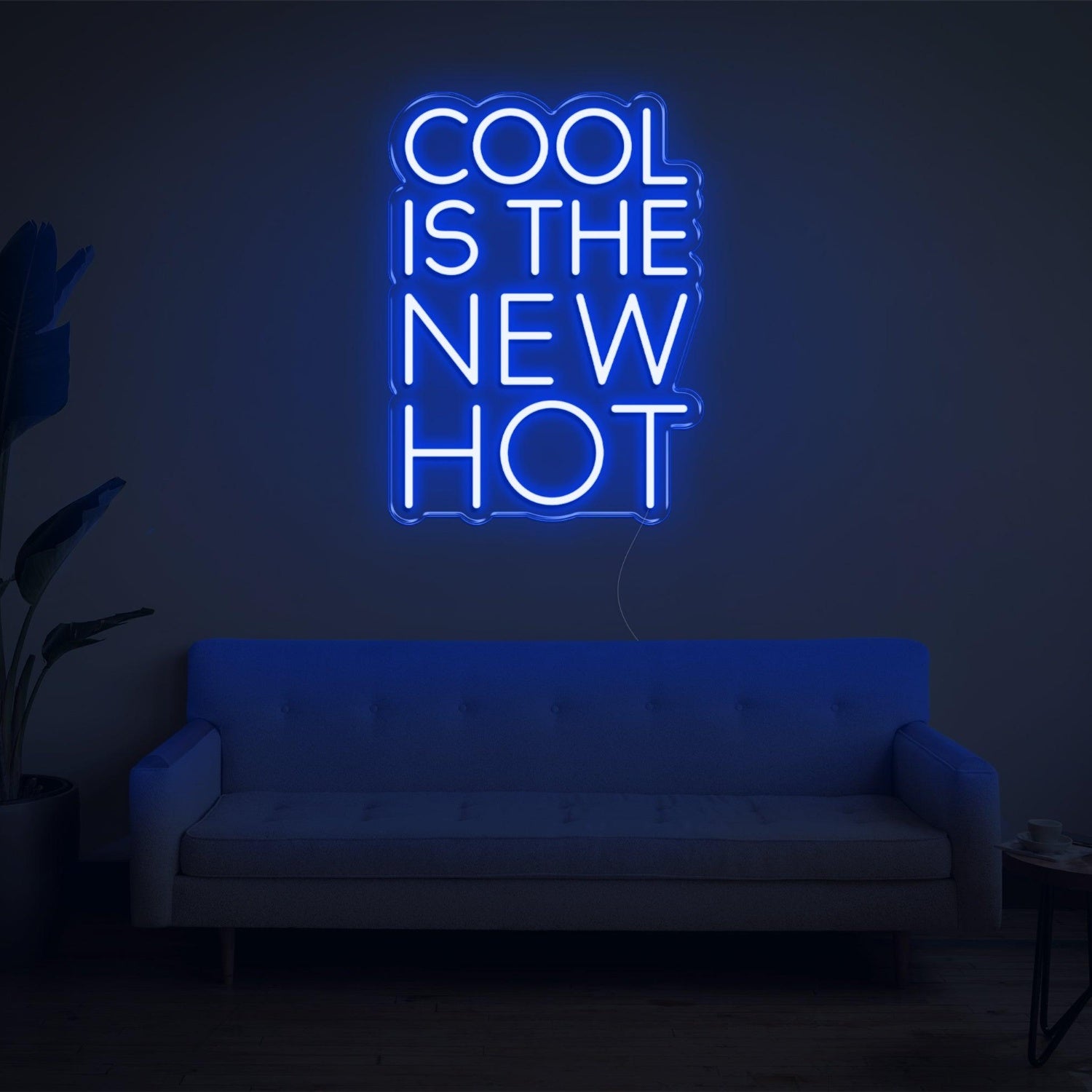Cool Is The New Hot Red Led Neon Sign For Modern Indoor Decor | Shineneon