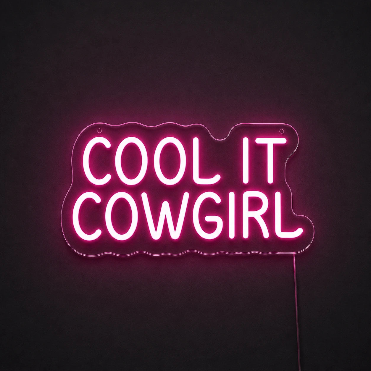 Cool It Cowgirl Neon Sign LED Neon Sign main product image