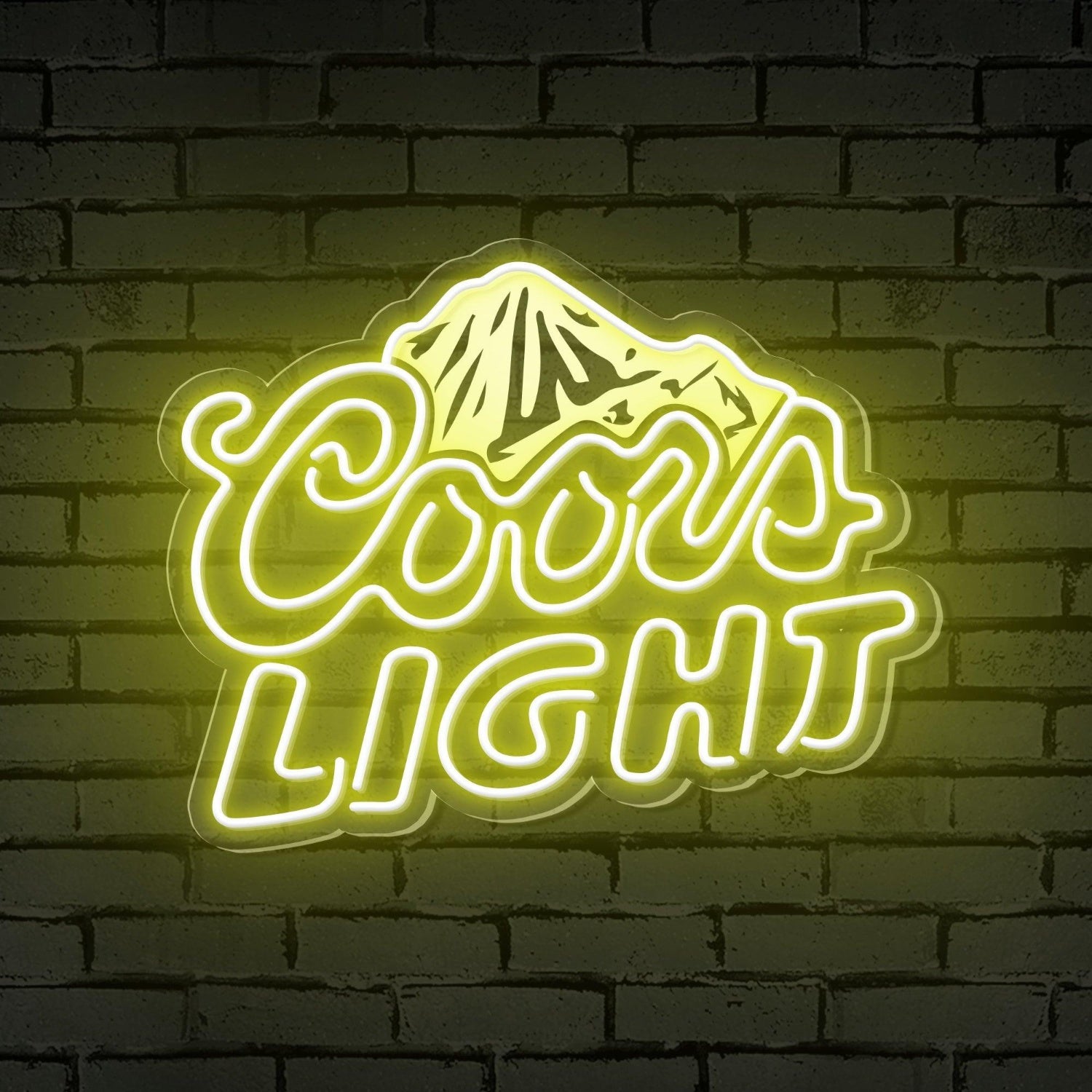 Cool Mountain Light Led Neon Sign For Bar Cafe Decor | Shineneon