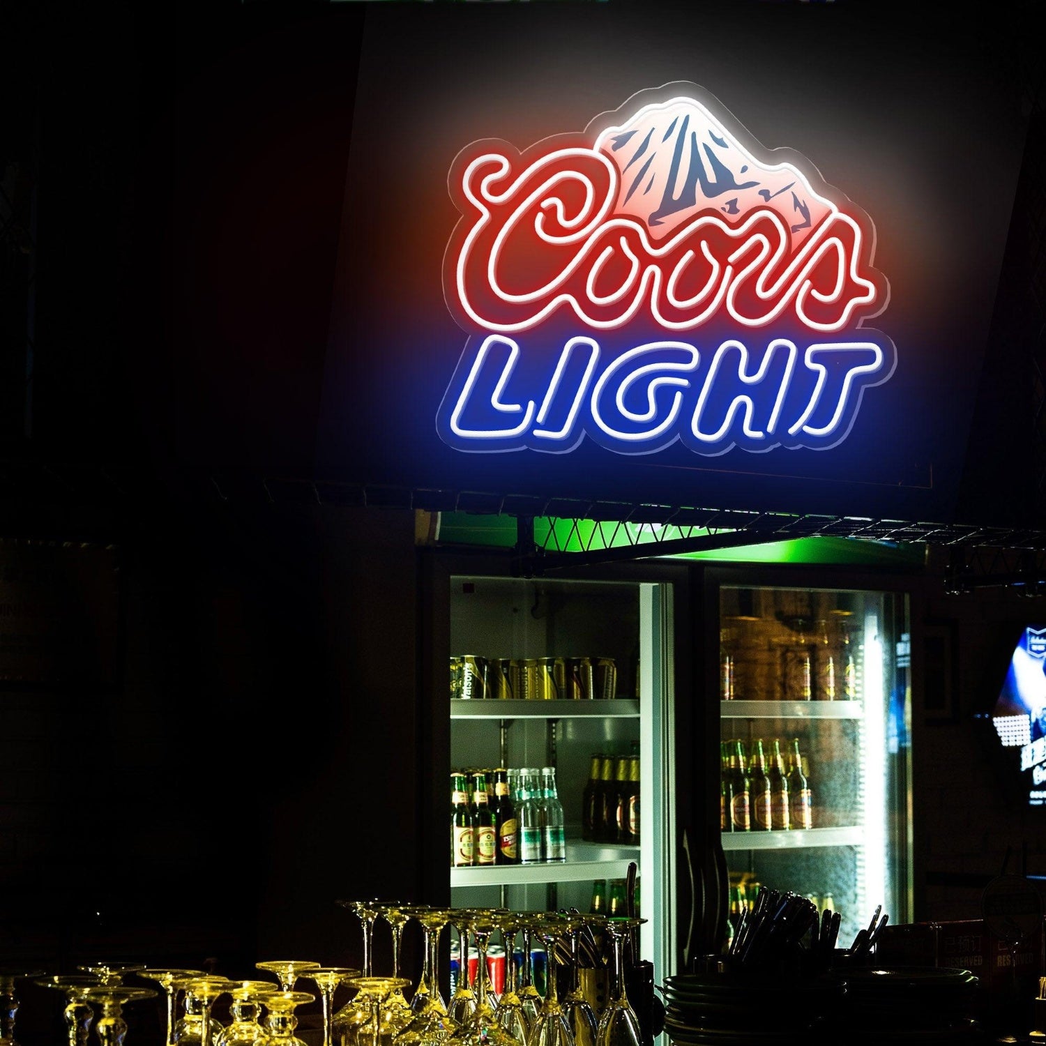 Cool Mountain Light Led Neon Sign For Bar Cafe Decor | Shineneon
