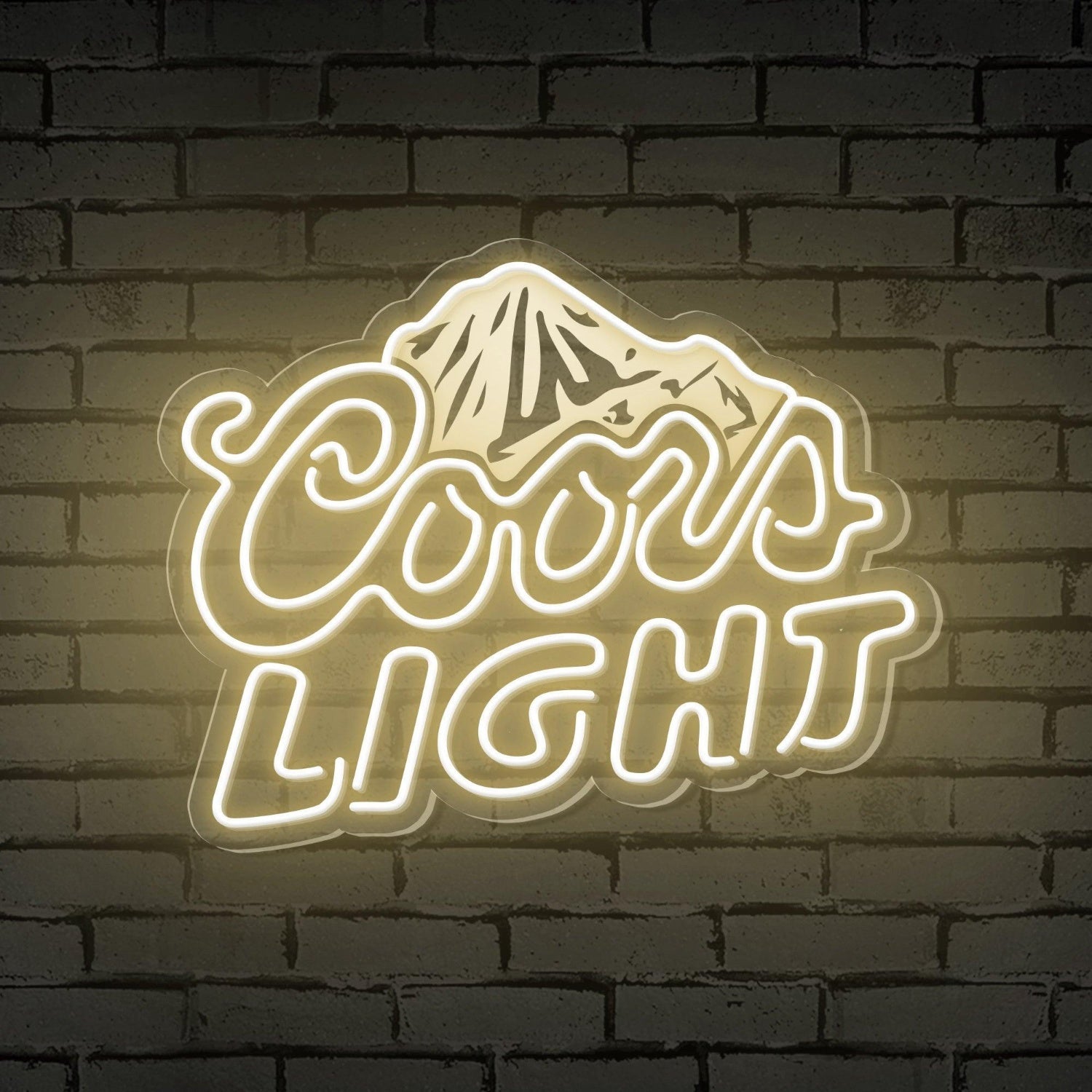 Cool Mountain Light Led Neon Sign For Bar Cafe Decor | Shineneon