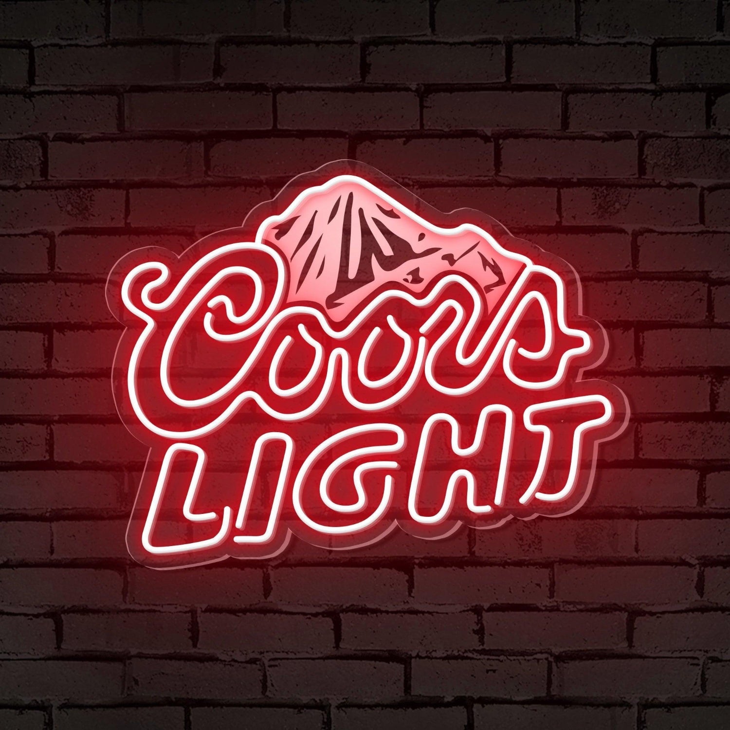 Cool Mountain Light Led Neon Sign For Bar Cafe Decor | Shineneon