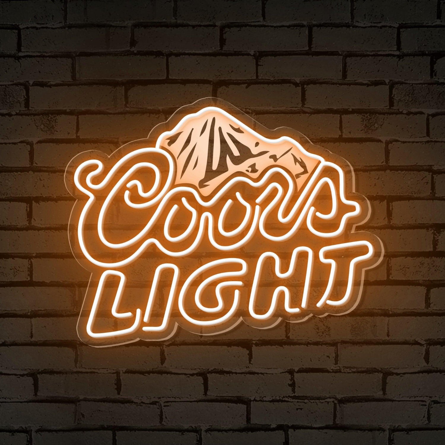 Cool Mountain Light Led Neon Sign For Bar Cafe Decor | Shineneon