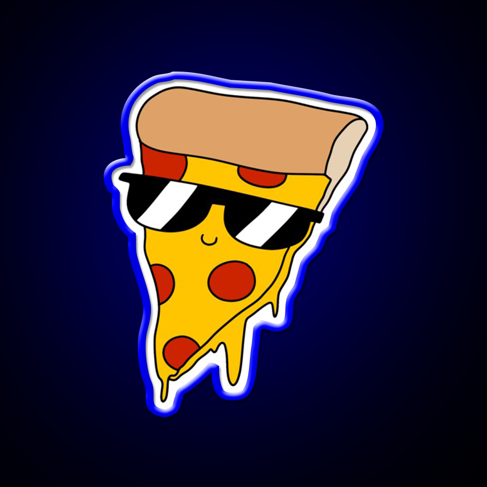 Cool Pizza Fast Food Led Neon Sign For Burger Place Rgb Color