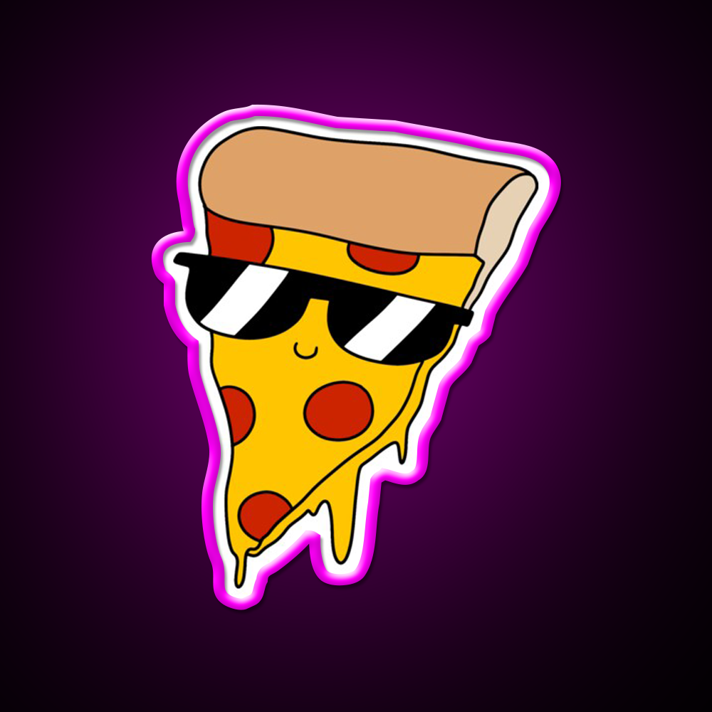 Cool Pizza Fast Food Led Neon Sign For Burger Place Rgb Color