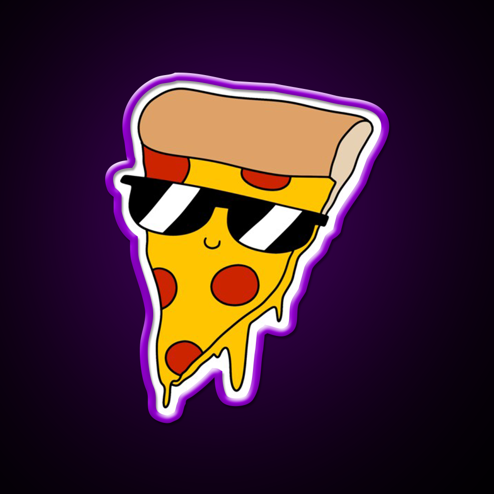 Cool Pizza Fast Food Led Neon Sign For Burger Place Rgb Color