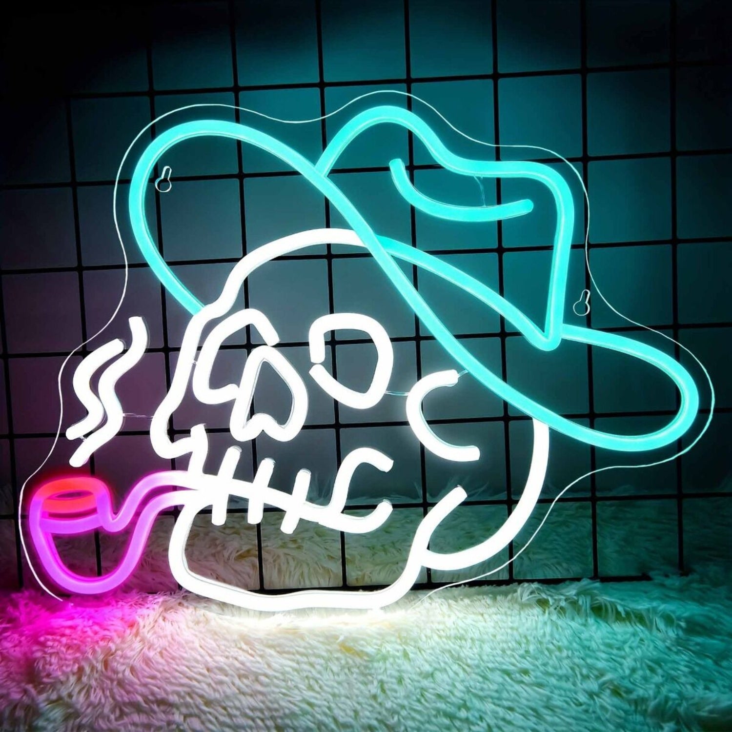Cool Smoking Skull Neon Sign | Shineneon