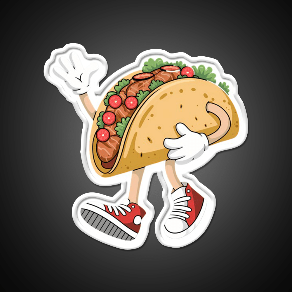 Cool Taco Cinco De Mayo Taco Led Neon Sign Mexican Food Sign Rgb Color - Shineneon
