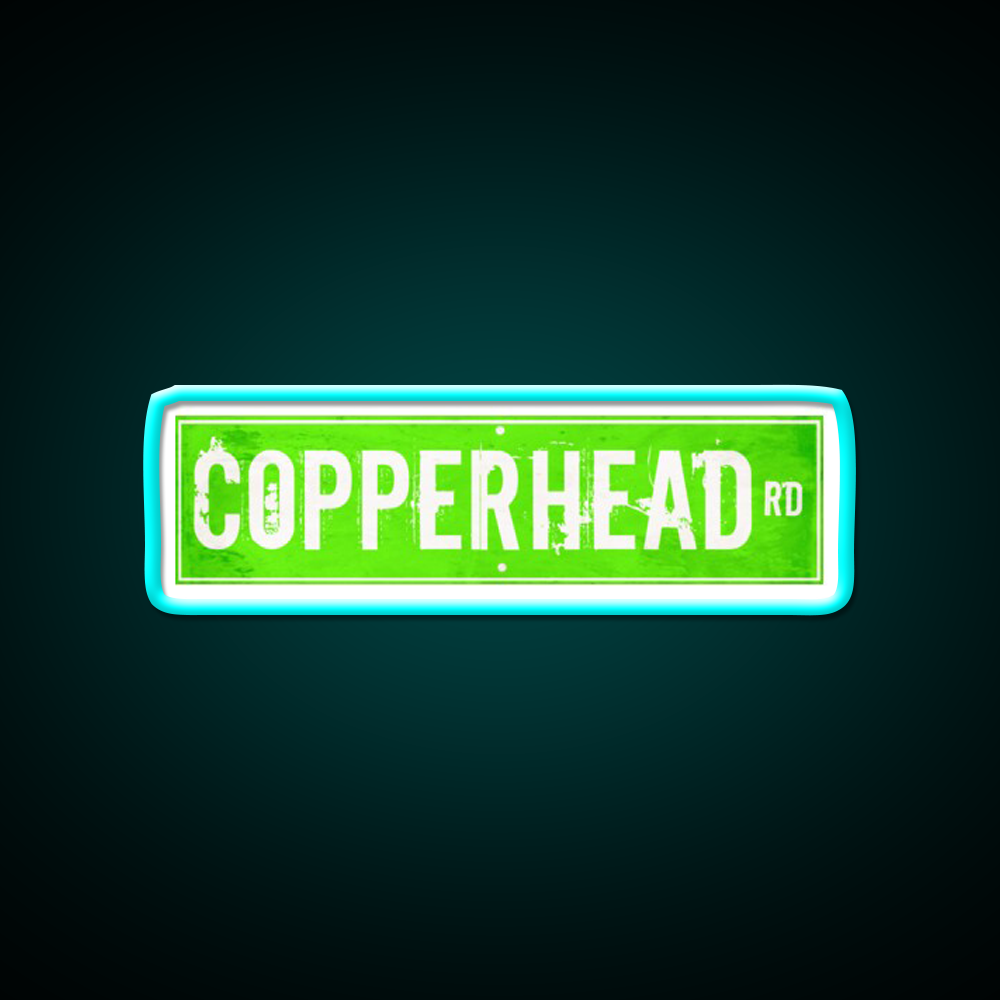 Copperhead Road Whiskey Drink Bar Led Neon Sign Rgb Color