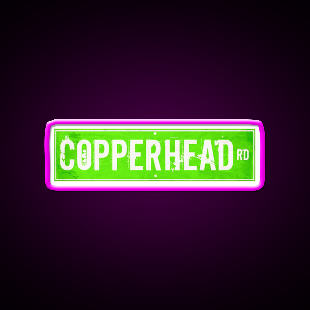 Copperhead Road Whiskey Drink Bar Led Neon Sign Rgb Color