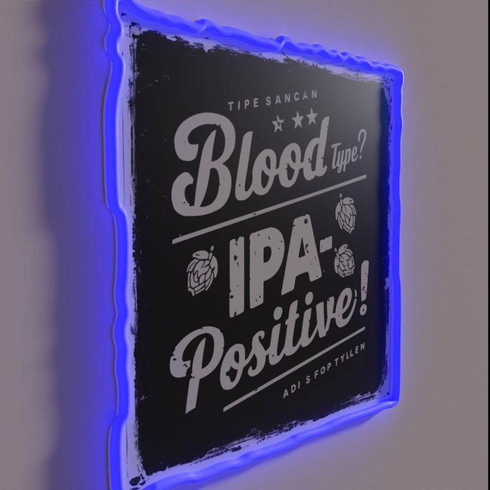 Copy Of Blood Type Beer Beerdinkers Alkohol Rgb Led Neon Sign - Shineneon
