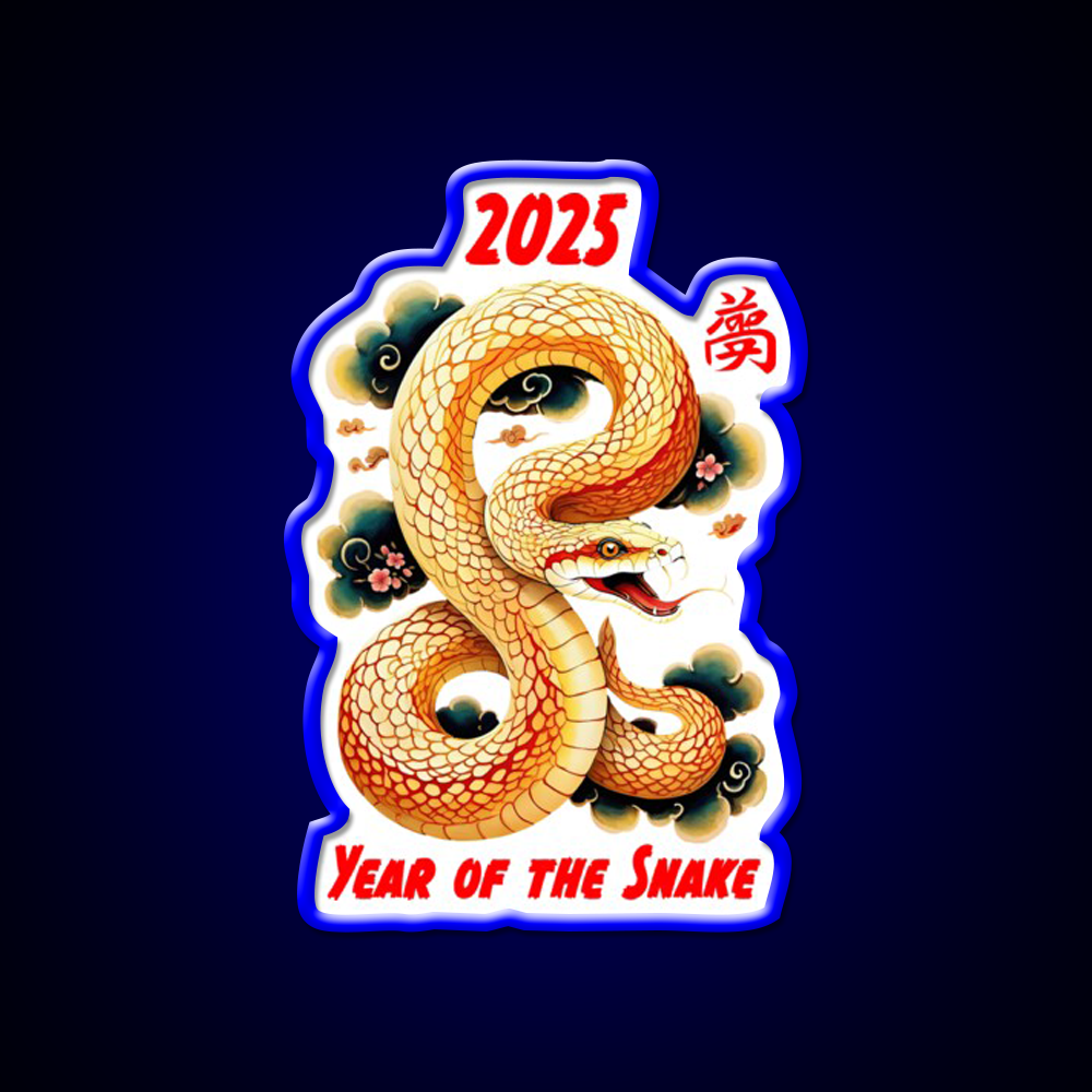 Copy Of Chinese Year Of The Snake Design Asian Cultural Led Neon Sign Rgb Color - LED neon sign view 5
