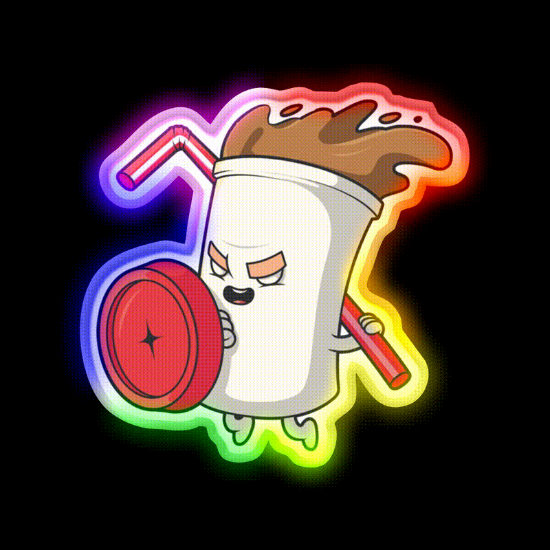 Copy Of Fast Food Lovers Fast Food Led Neon Sign For Burger Place Rgb Color