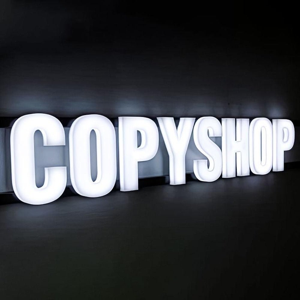 Copy Shop 3D Fulllit Acrylic Led Letters Sign - Shineneon
