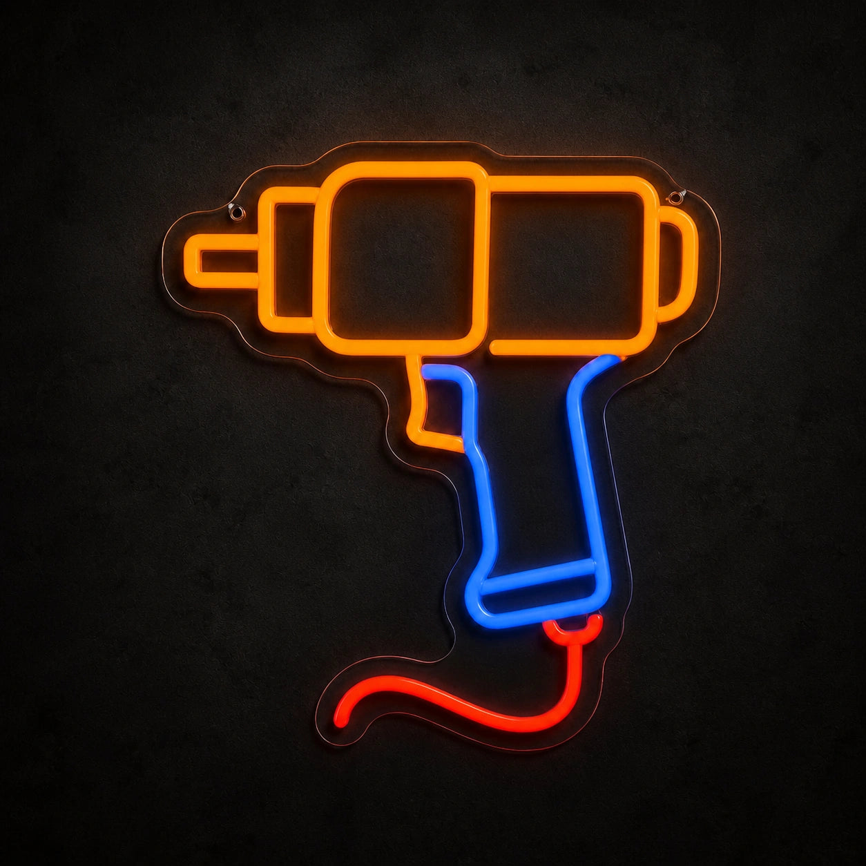 Corded Hand Drill Vintage LED Neon Sign high-converting product image