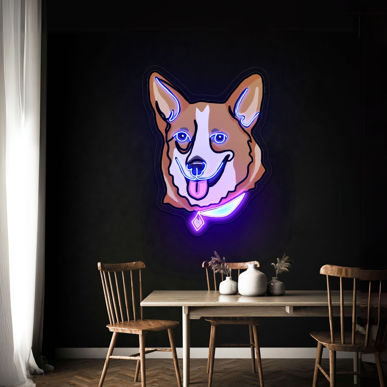 Corgi Dog Cute Led Neon Signs - Shineneon