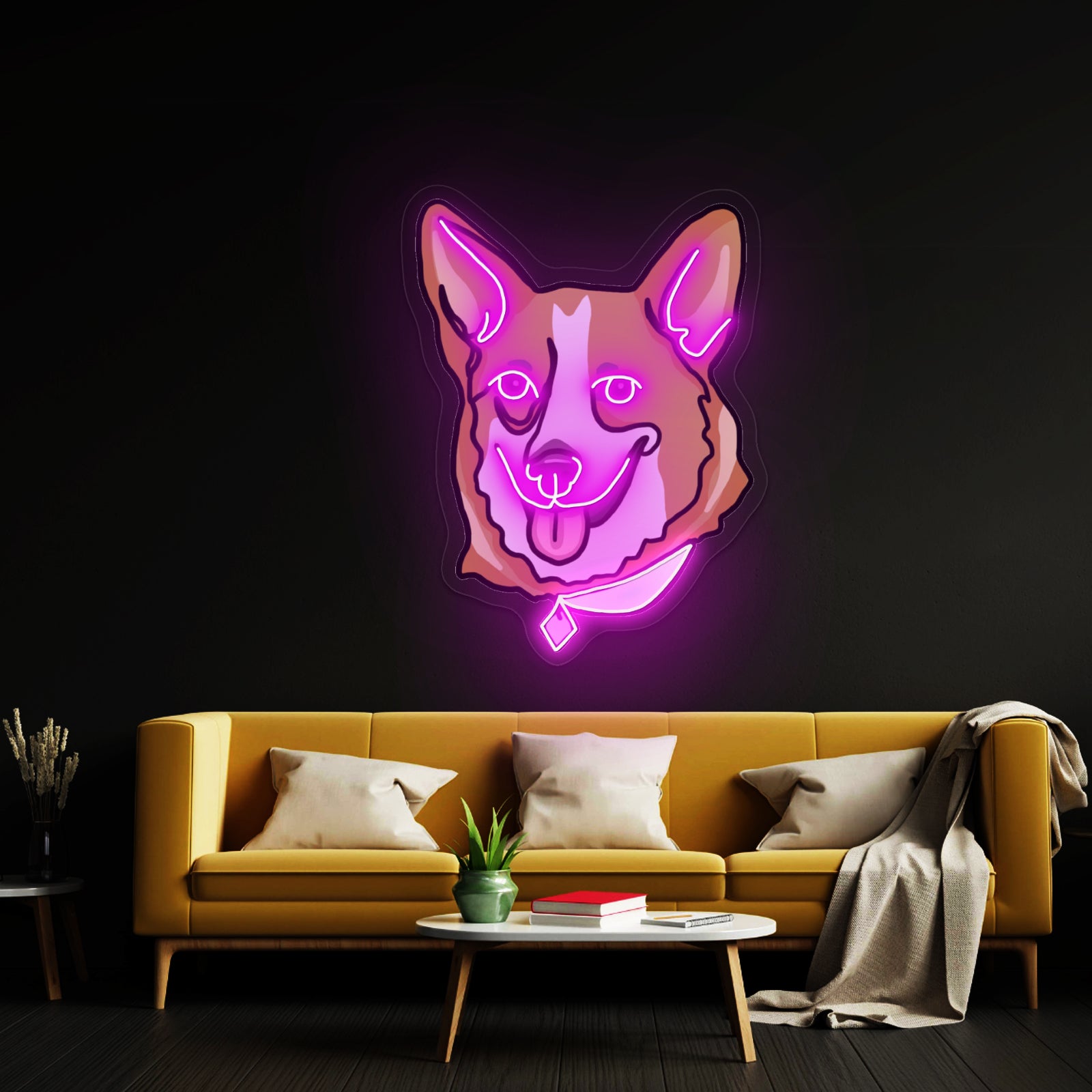 Corgi Dog Cute Led Neon Signs