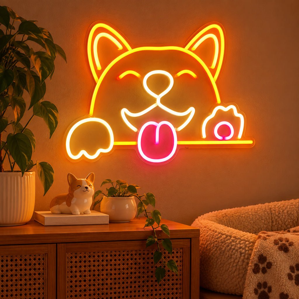 Corgi Dog LED Neon Sign - Shineneon