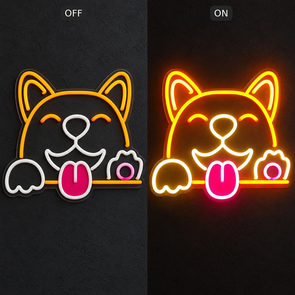 Corgi Dog LED Neon Sign - Shineneon