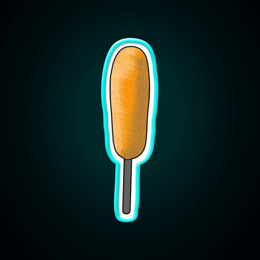 Corn Dog Snack Food Led Neon Sign Rgb Color - Shineneon