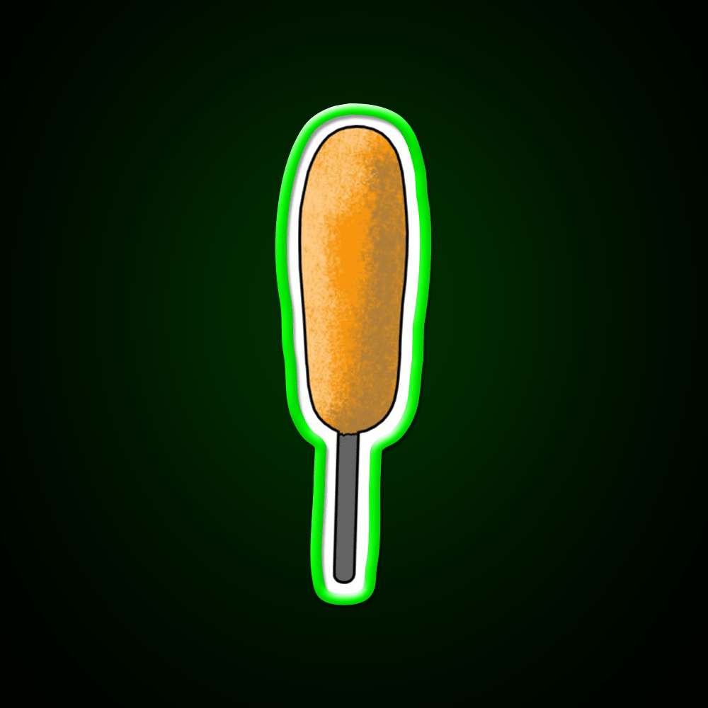 Corn Dog Snack Food Led Neon Sign Rgb Color - Shineneon