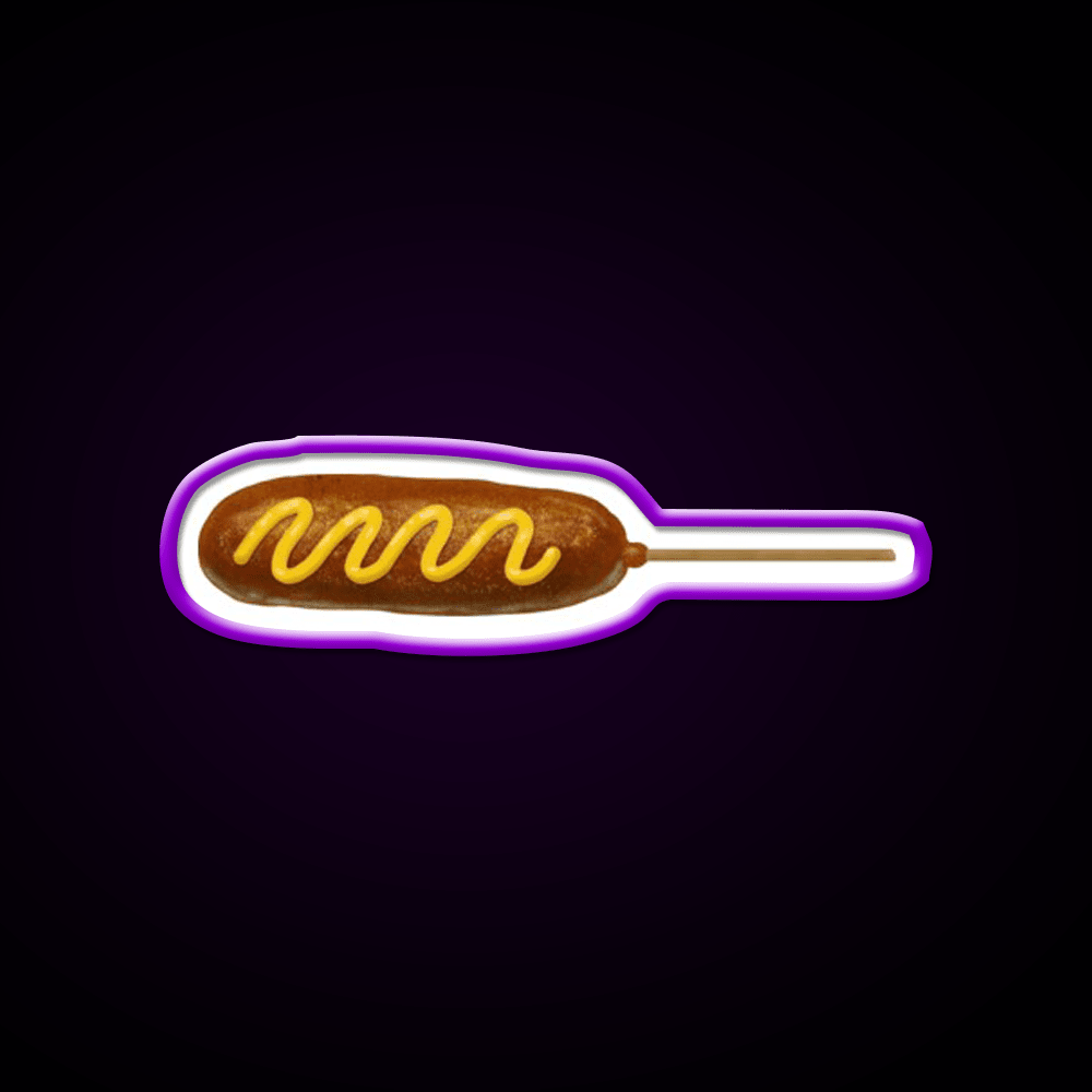 Corn Dogs Snack Food Led Neon Sign Rgb Color - Shineneon