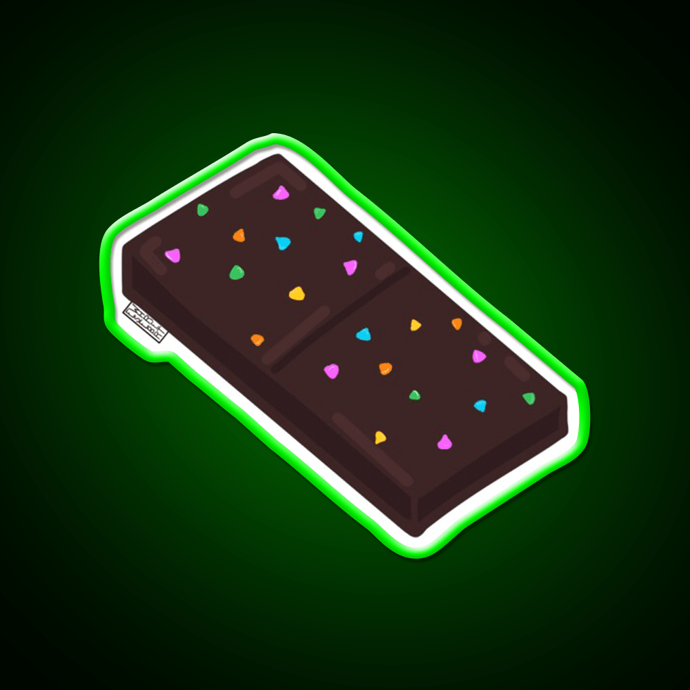 Cosmic Brownie Snack Food Led Neon Sign For Snack Room Rgb Color - Shineneon