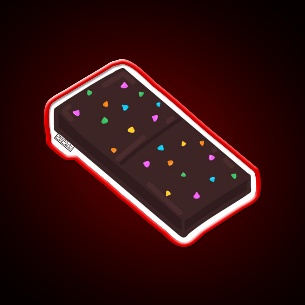 Cosmic Brownie Snack Food Led Neon Sign For Snack Room Rgb Color - Shineneon