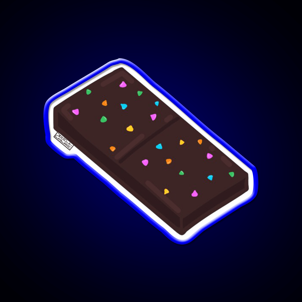 Cosmic Brownie Snack Food Led Neon Sign For Snack Room Rgb Color - Shineneon