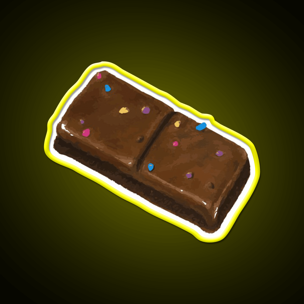 Cosmic Brownie Snack Food Led Neon Sign Rgb Color - Shineneon