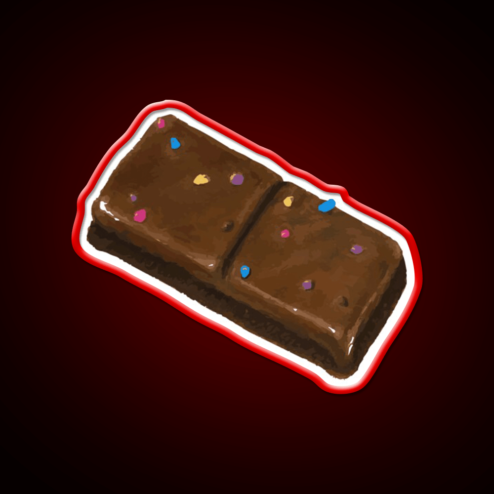Cosmic Brownie Snack Food Led Neon Sign Rgb Color - Shineneon