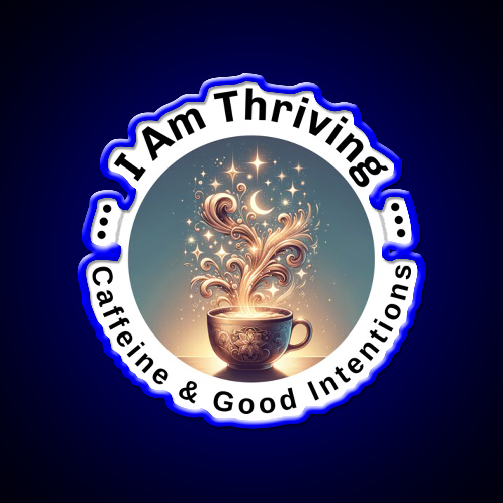 Cosmic Coffee Positive Energy Cafe Led Neon Sign Espresso Bar Art Rgb Color