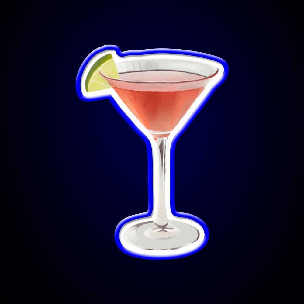Cosmopolitan Cocktail Bar Decor Led Neon Sign Rgb Color - LED neon sign view 5