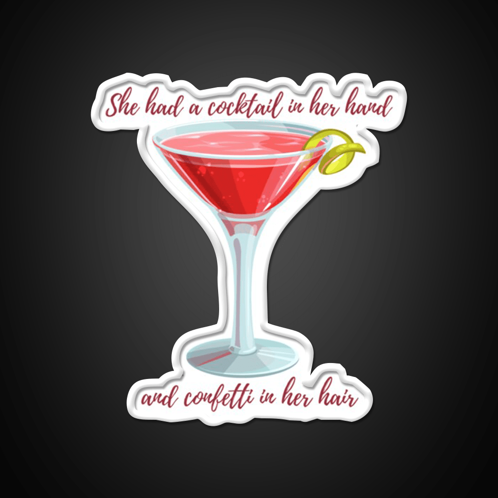 Cosmopolitan Cocktail Bar Decor Led Neon Sign Drink Neon Sign Rgb Color - Shineneon