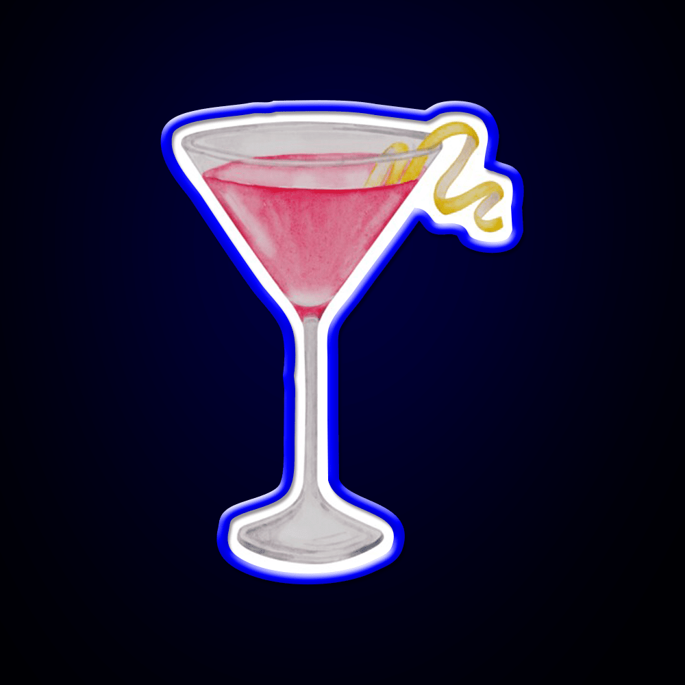 Cosmopolitan Cocktail Bar Decor Led Neon Sign Party Neon Sign Rgb Color - Shineneon